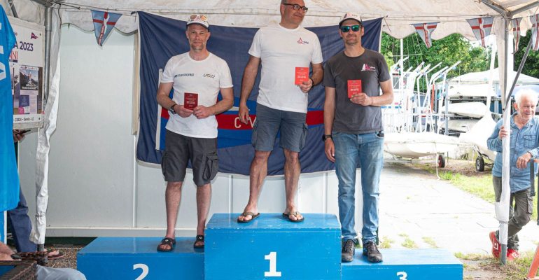 Podio per Alessandro Gasparini a Dervio alla 1a prova dell'Italia Cup D-One, mentre i 470isti sono stati impegnati alla Revival Cup